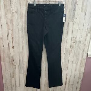 New! Universal Thread Black Button Fly High Rise Skinny Bootcut Jeans Womens 6